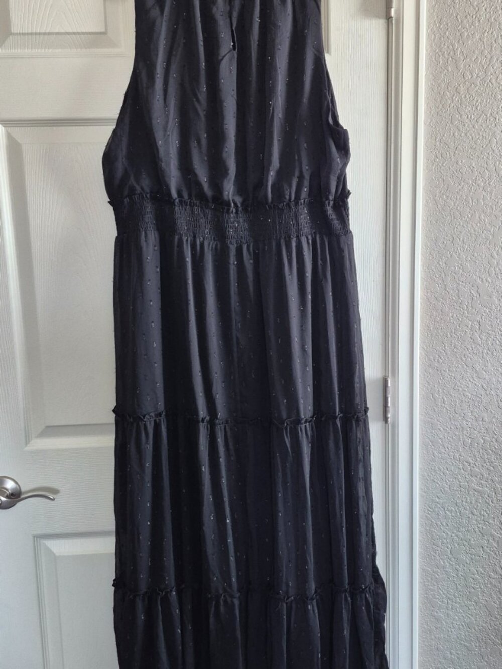 Draper James RSVP Black Maxi Dress for Weddings Special Occasions Graduation - Picture 4 of 5